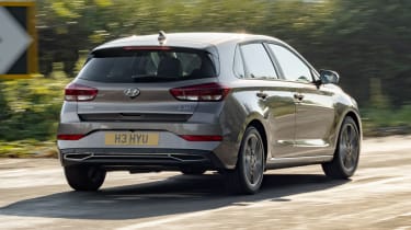 New Hyundai i30 driving - rear